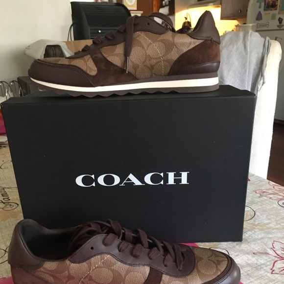 Almost Brand new (worn once) COACH Running Shoes - Picture 7 of 8